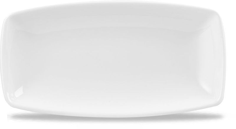 Oblong Plate 29.5 x 14 cm X Squared+ White - Churchill