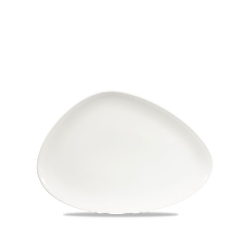 Triangular Plate 30.4 x 20.5 cm Chefs Plates White - Churchill