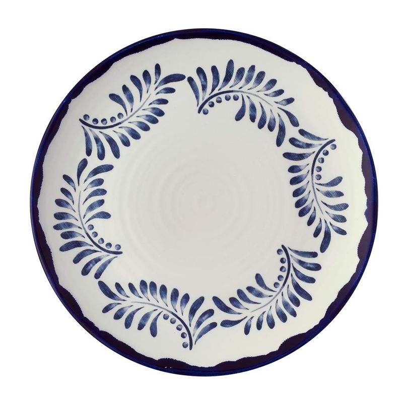 Flacher Organic-Coupe-Teller 29 cm Harvest Mediterranean Blau - Dudson