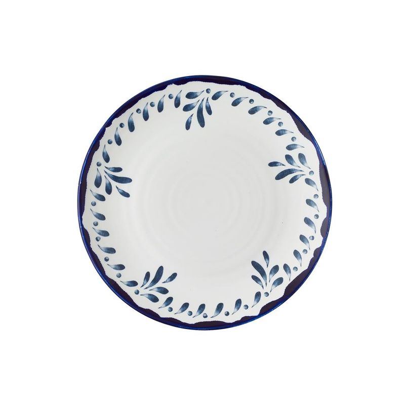 Flacher Organic-Coupe-Teller 23 cm Harvest Mediterranean Blau - Dudson