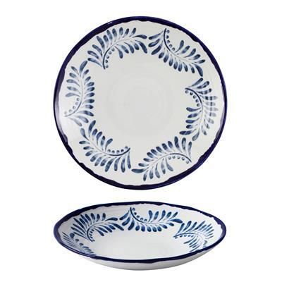 Tiefer Organic-Coupe-Teller 28 cm Harvest Mediterranean Blau - Dudson