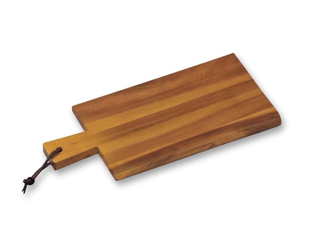 Kesper cutting board with handle 29x14 cm natural wood for horeca use