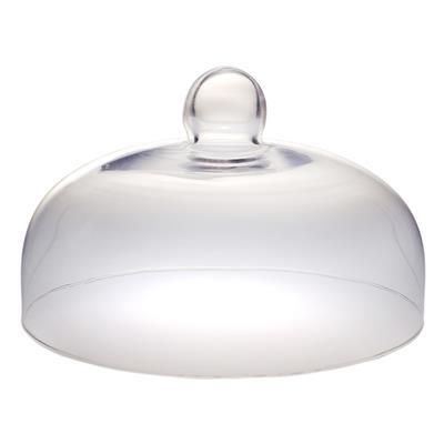 Tirolix 26 cm Cloud glass dome for cakes or cheese in professional Horeca

