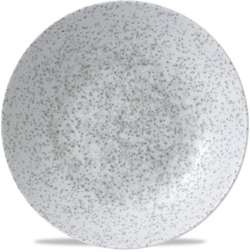 Tiefer Teller 25 cm Menu Shades Chalk White - Churchill