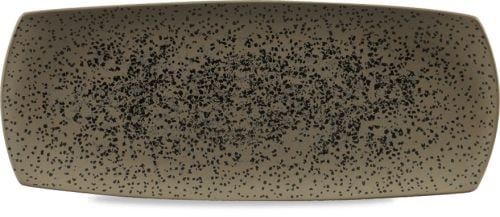 Rectangular Plate 35.5 x 14.2 cm Menu Shades Flint Grey - Churchill