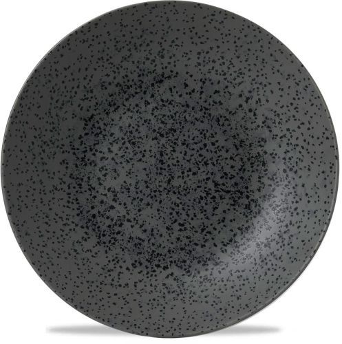 Deep Plate 25 cm Menu Shades Flint Grey - Churchill