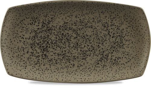 Rectangular Plate 35.5 x 19 cm Menu Shades Flint Grey - Churchill