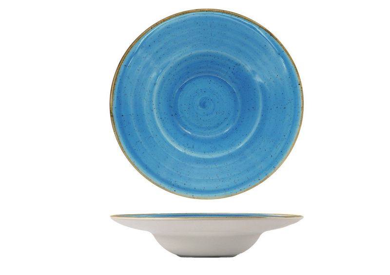 Pasta Bowl 28 cm Java Aqua Blue - Sango Hospitality