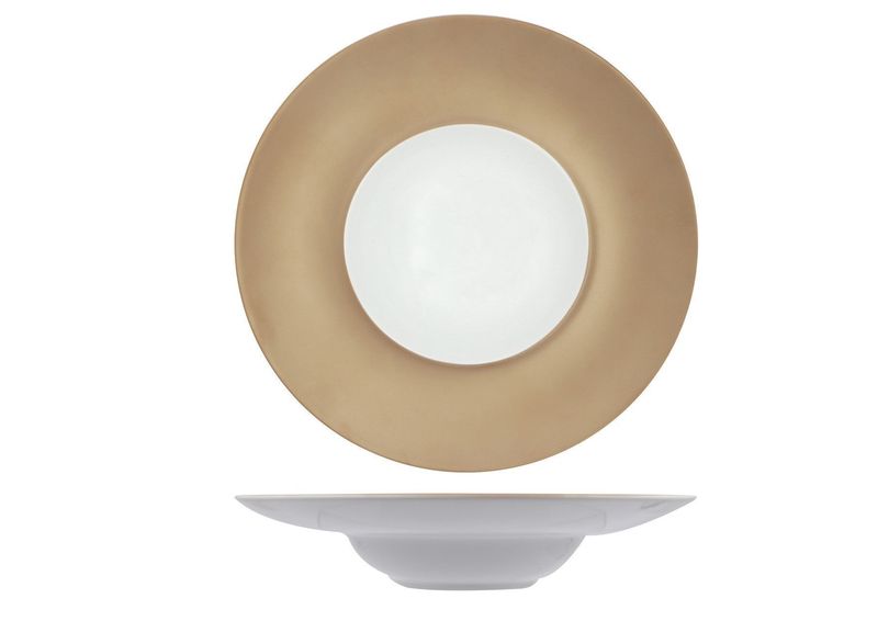 Lioness Florence 28 cm bronze glazed pasta bowl – elegant and durable