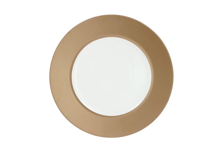Lioness Florence 28 cm bronze glazed stoneware plate – elegant and durable