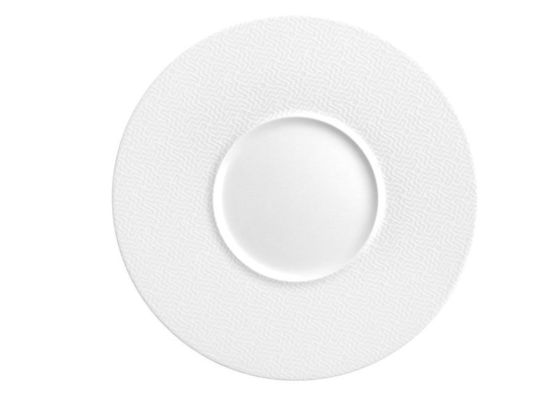 Gourmet Flat Plate 28 cm Embossed Florence - Lioness