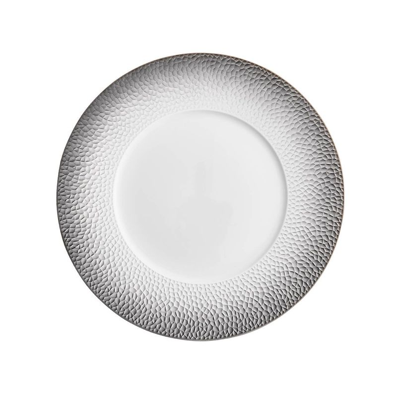 Flat Plate 28 cm Collection L Fragment Black - Degrenne