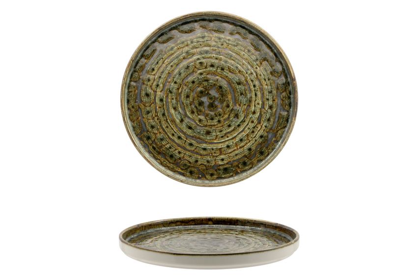 Piatto Nordico 20 x 1,5 cm Matheria Green - Lioness