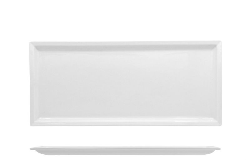 Rectangular Plate 45 x 20 cm Justwhite - Lioness