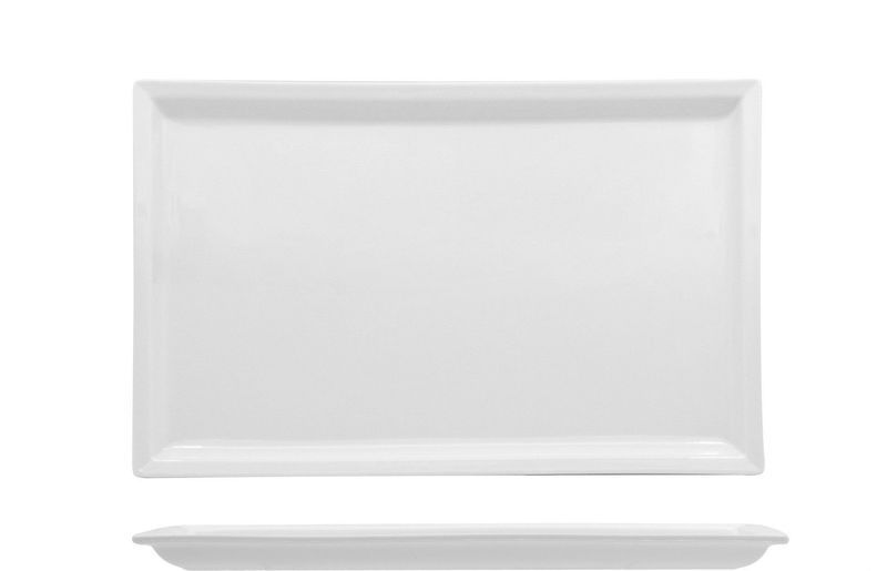 Rectangular Plate 36 x 22 cm Justwhite - Lioness