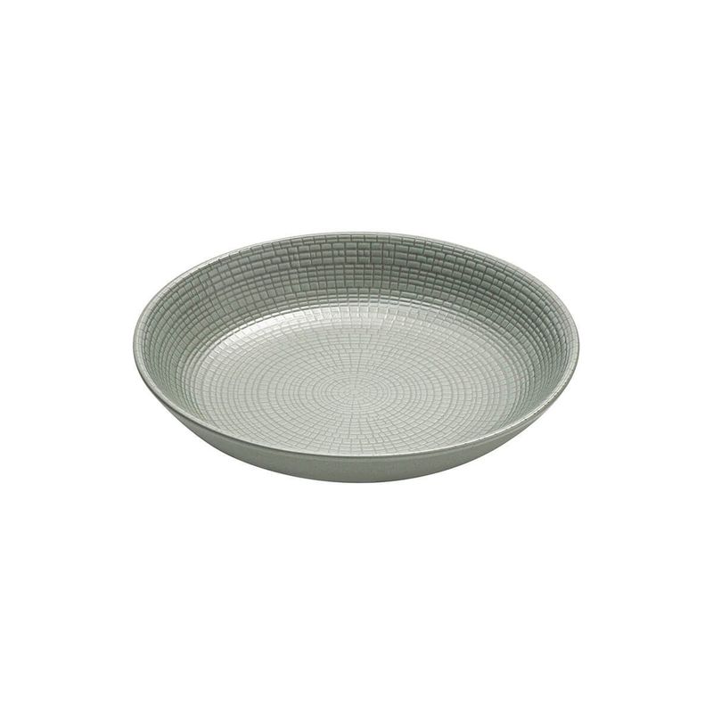 Deep Plate 21 cm Jade Green Modulo Nature - Degrenne