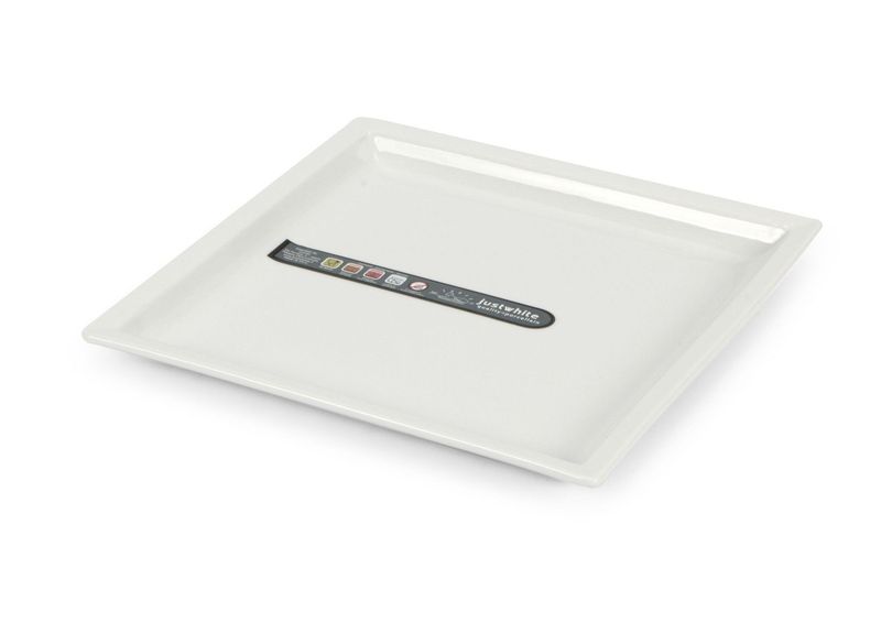 Square Plate 29 x 29 cm Justwhite - Lioness