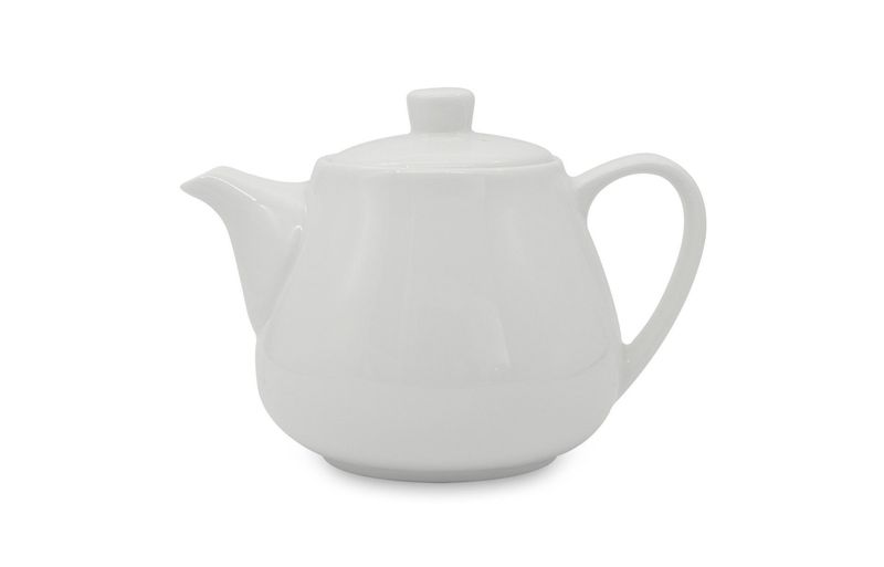 Lioness 40 cl JustWhite white ceramic teapot