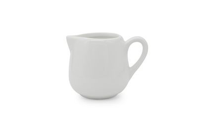 Lattiera Lioness JustWhite 4 cl in ceramica bianca elegante