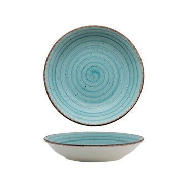 Suppenteller 20 cm Gural Porselen Avanos blau Porzellan für horeca