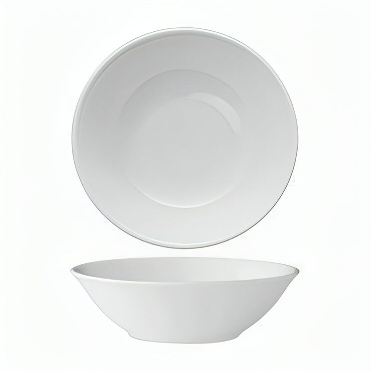 Salad Bowl 23 cm Delta White - Güral Porselen