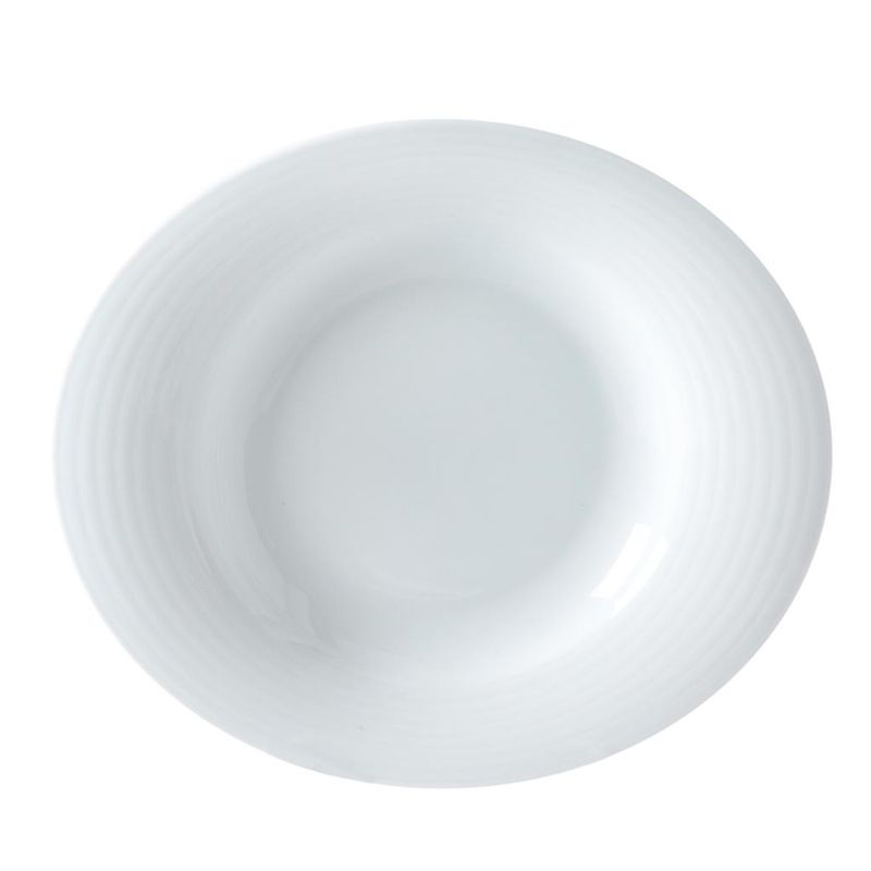 18x15 cm deep oval porcelain plate Duo Costa Verde horeca
