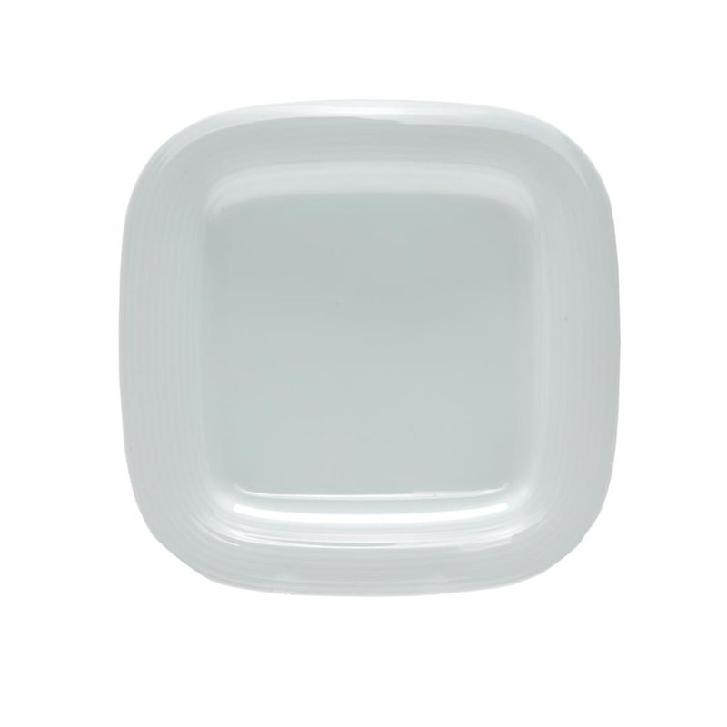 24 cm square porcelain plate Duo Costa Verde for horeca