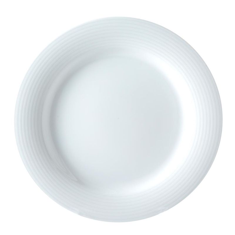 18 cm flat porcelain plate Duo Costa Verde for horeca