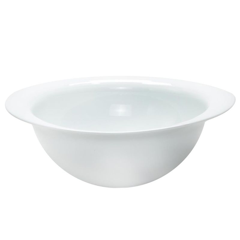 33x30 cm oval porcelain salad bowl Duo Costa Verde for horeca