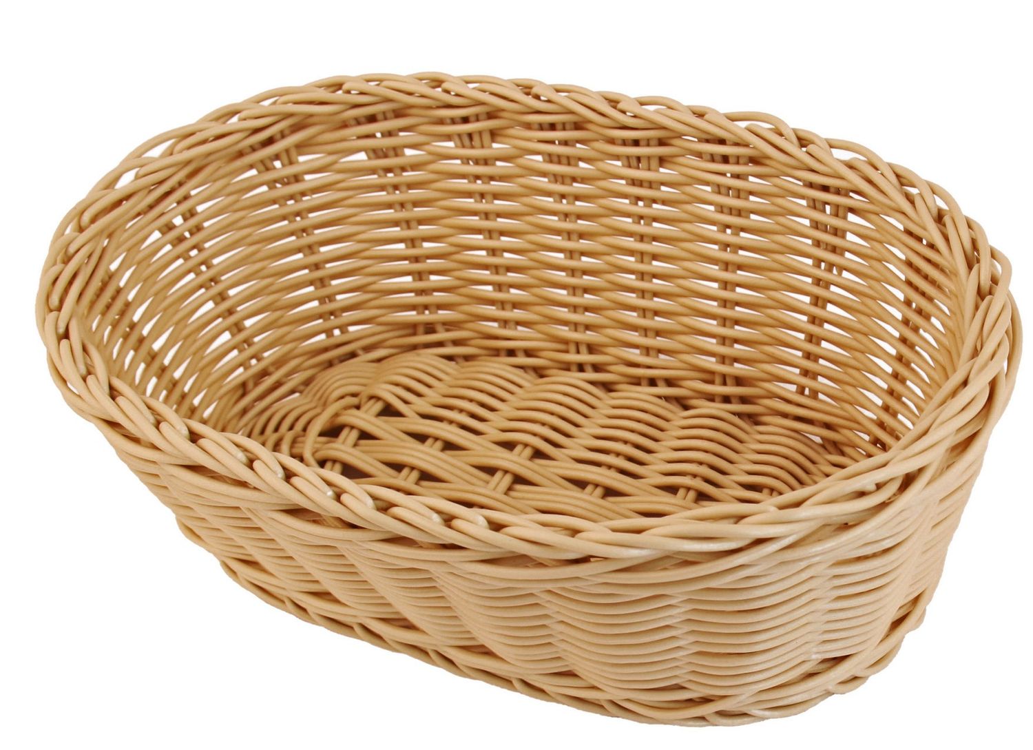 Schwerer Natürlicher Ovaler Korb 25 x 18 x 8 cm - Horeca Professional