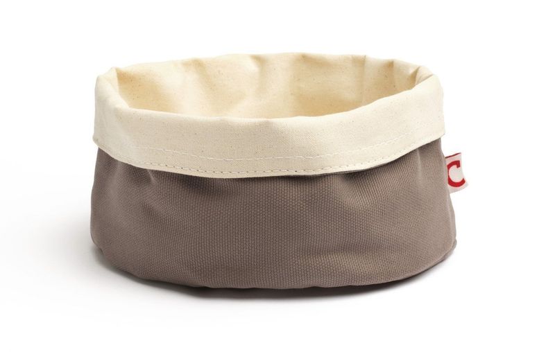 Round Bread Basket Grey 20 x 12 cm - Comas