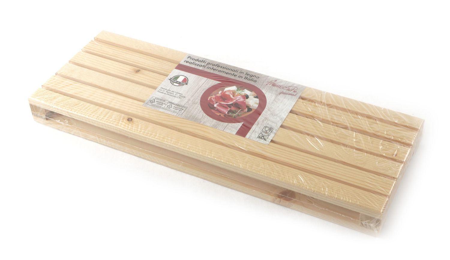 Pallet Cutting Board 40 x 15 x 3.5 cm - Horeca Professional