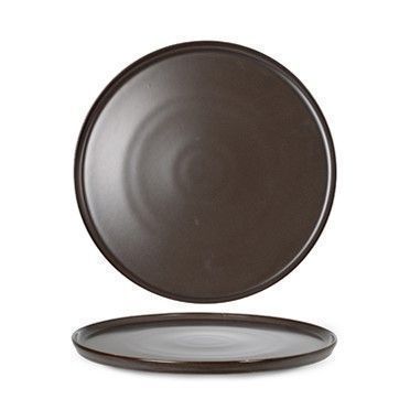 Stackable Flat Plate 20 cm Brown Premium Reactive Color - Rinart