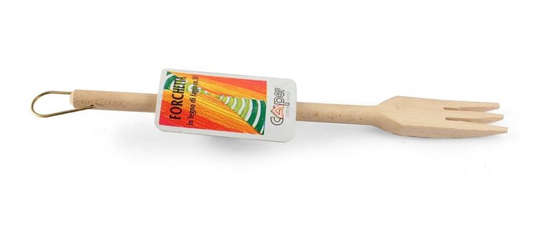 Caper hangable fork beech wood 30 cm for professional horeca use