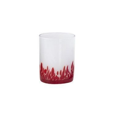 Set mit 6 Wasserglas 28 cl Opal Rot Venice - Tirolix