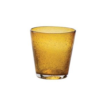 Tirolix - Water Glass 30 cl Amber Bubbles