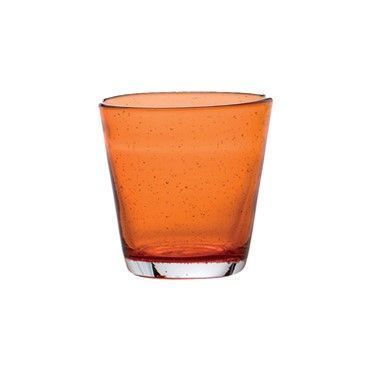 Wasserglas 30 cl Orange mit Bollicine - Tirolix