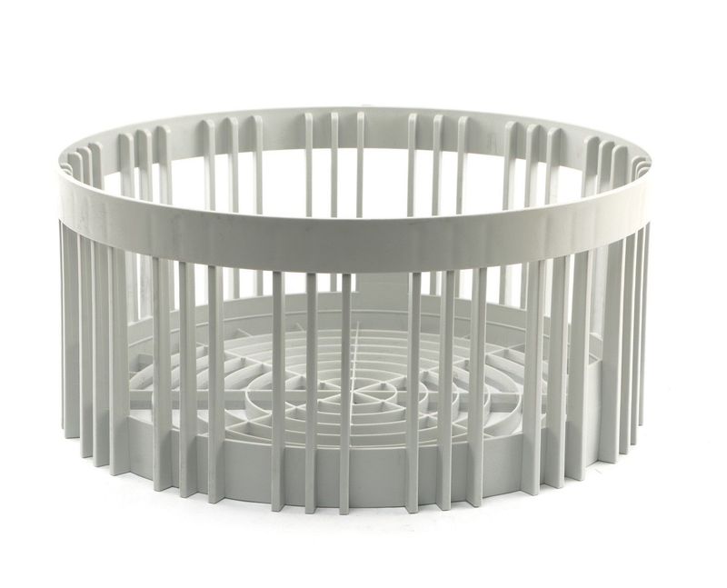 Round Open Basket without Ring 35 cm - Inoxmacel