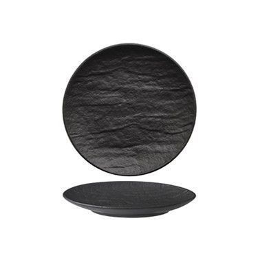 Brotteller 13 cm Schwarz Erosion - Tirolix