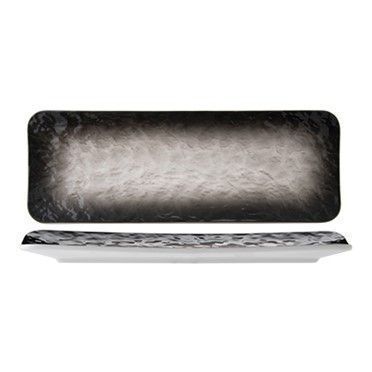 Rectangular Tray 24.6 X 7.5 cm Shade Black - Tirolix