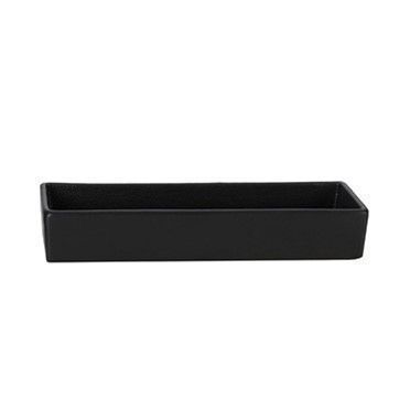 Rectangular Bowl 18 X 6 cm Black Etna - Tirolix