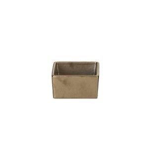 Square Cup 6 X 6 cm Gold Matte Etna - Tirolix