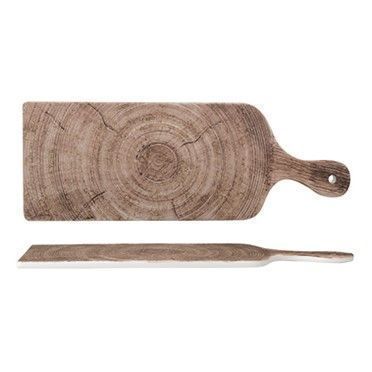 Rectangular Cutting Board/Tray with Handle 28.5 X 14.5 cm Wood - Tirolix
