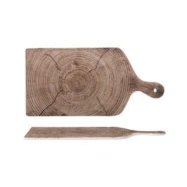 Rectangular Cutting Board/Tray with Handle 24 X 17.5 cm Wood - Tirolix