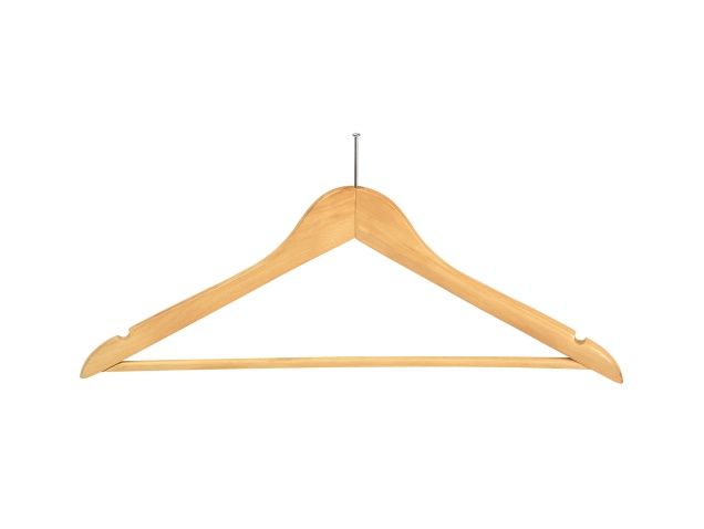 Light Wood Hanger with Safety Pin Chelsea - Corby