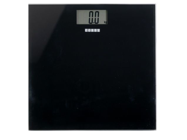 Black Digital Bathroom Scale 30.2 x 30.2 cm Helmsley - Corby