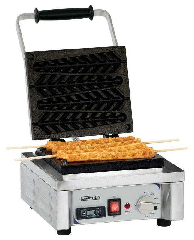 Waffeleisen mit 90° - Kornstruktur - Casselin