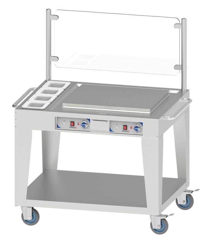 Mobile Stand for Fry Top - Casselin