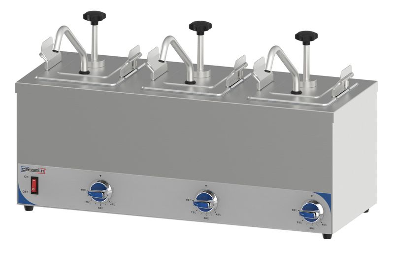 Triple Heated Sauce Dispenser - Casselin