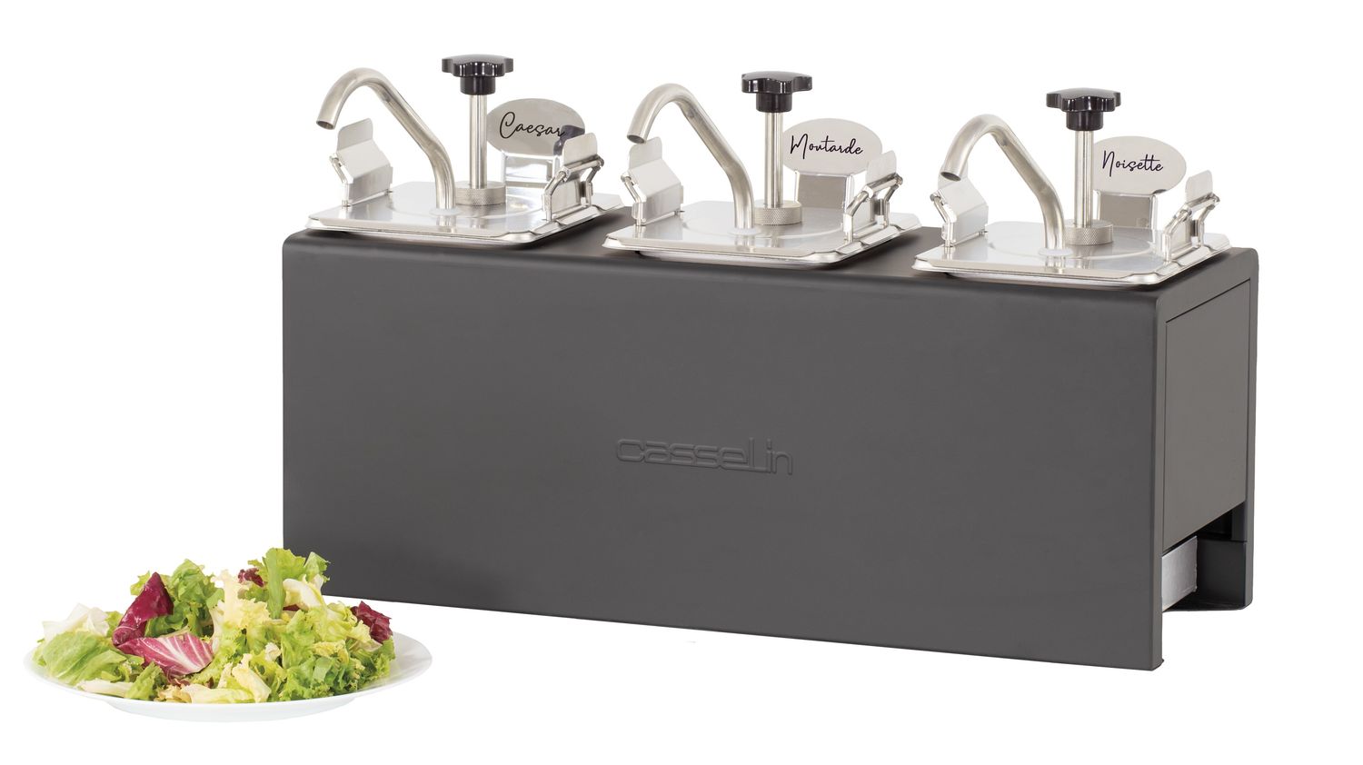 Casselin - Triple Dispenser for Cold Sauces